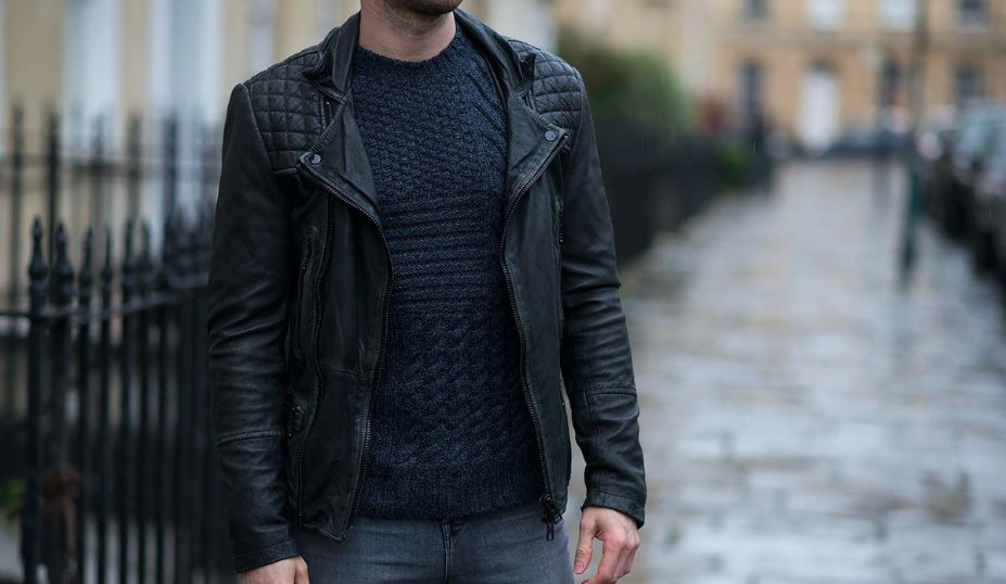 leather bomber jackets for men