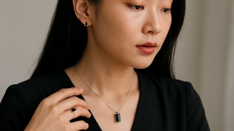 Black Tourmaline Jewelry xucvihkds Model