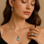 Blue Topaz Jewelry QY-45Y3-Q8W32 Model